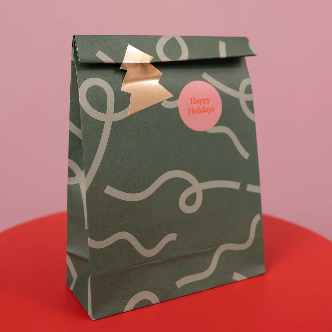 Block bag:Ribbon 22x35 cm(5 Bags)