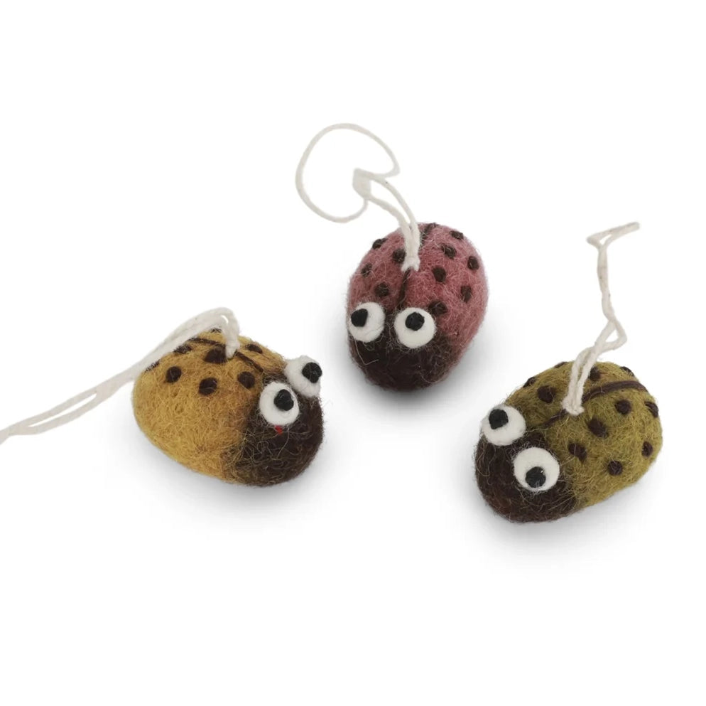Ladybugs set of 3 (Available in 3 colors)