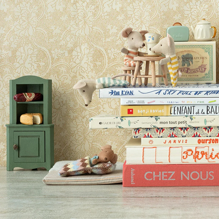 Corner cabinet, Mouse - Dark green