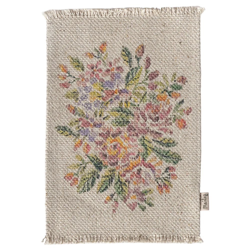 Miniature Rug Medium - Flowers
