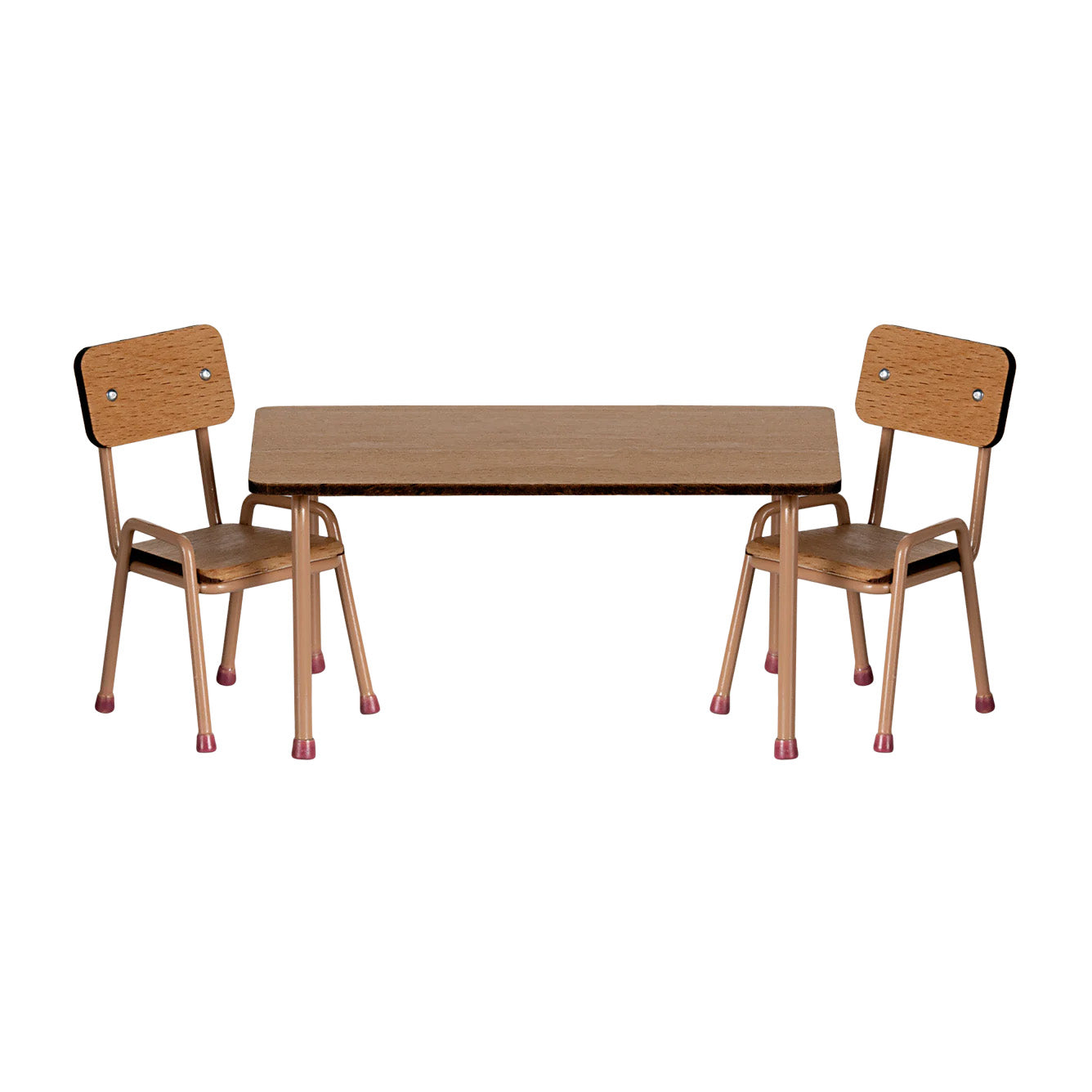 Table and chair set, Mouse - Dark powder