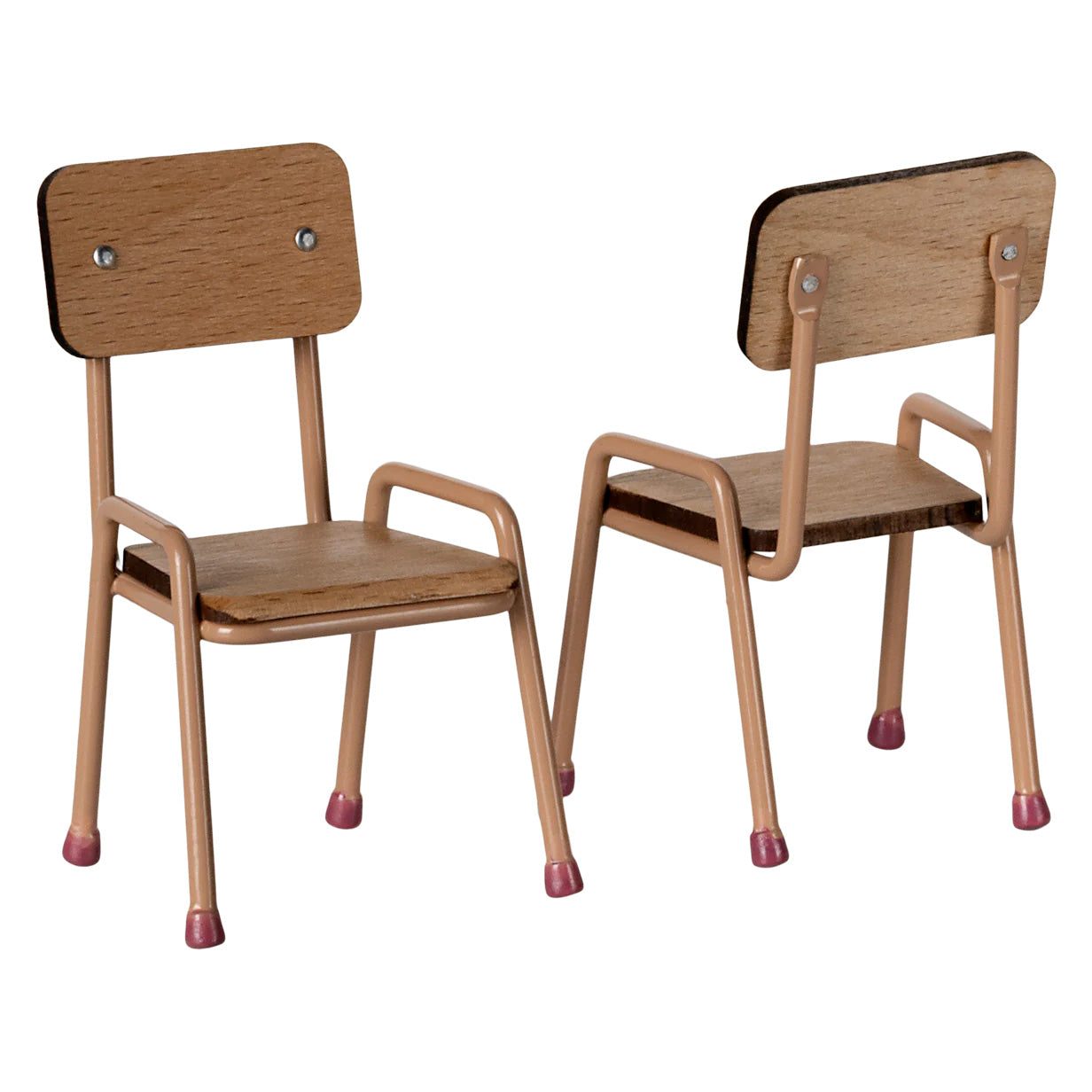 Table and chair set, Mouse - Dark powder