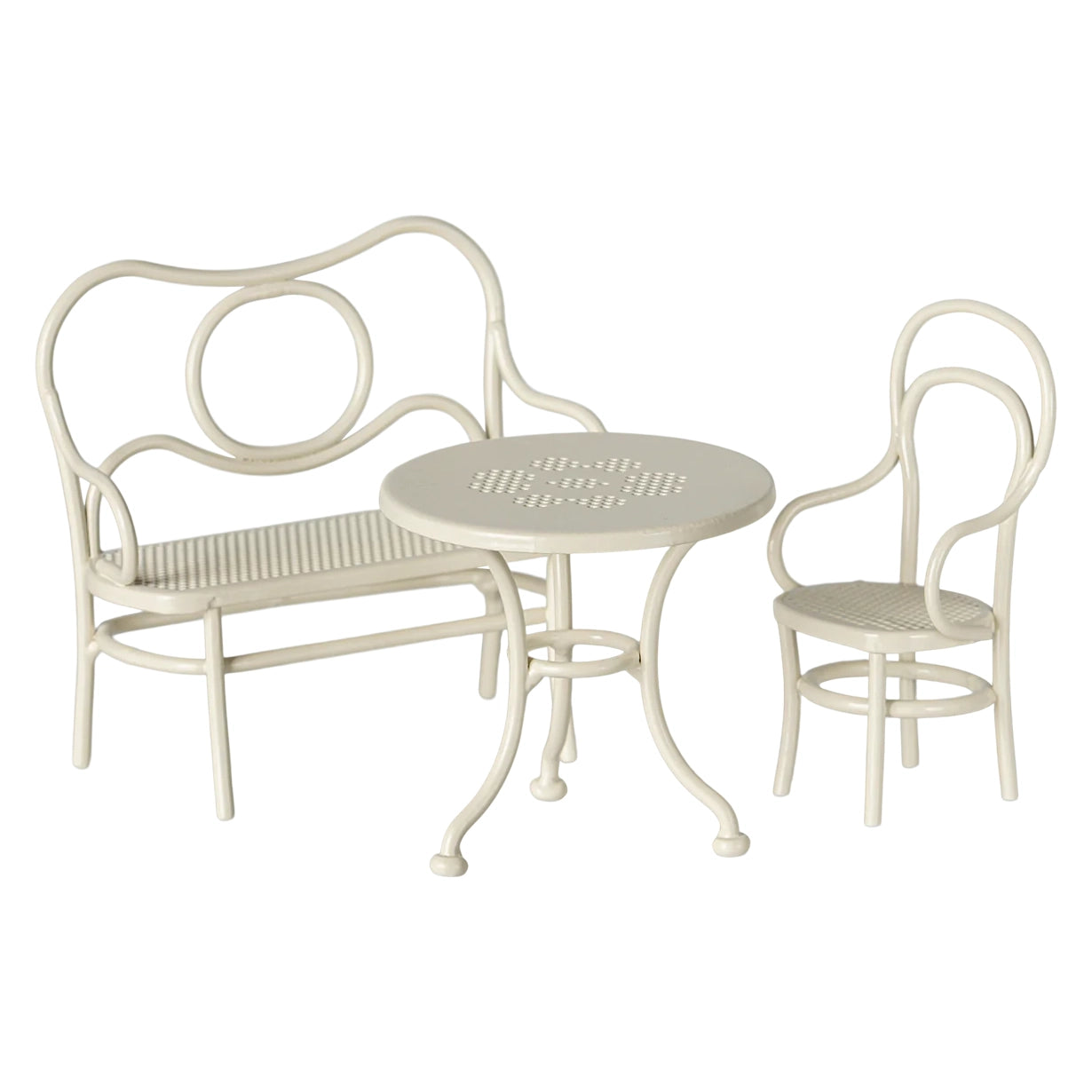 Café set, Mouse, Small - Off white