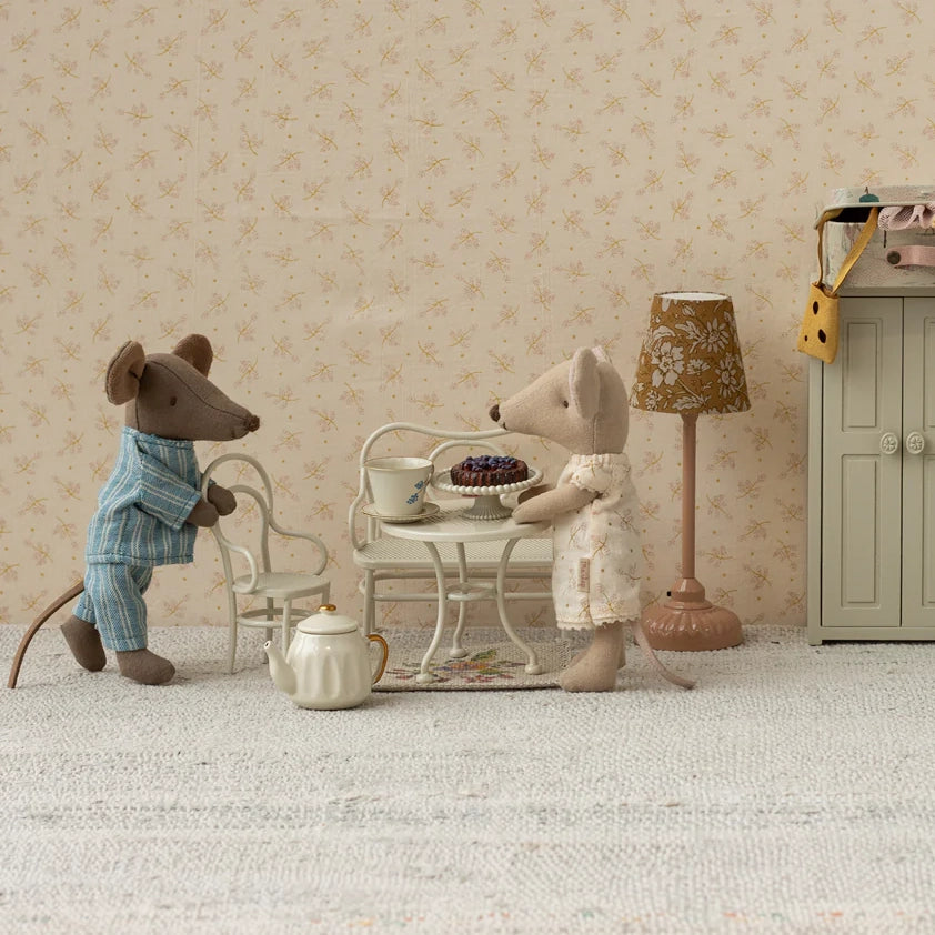 Café set, Mouse, Small - Off white