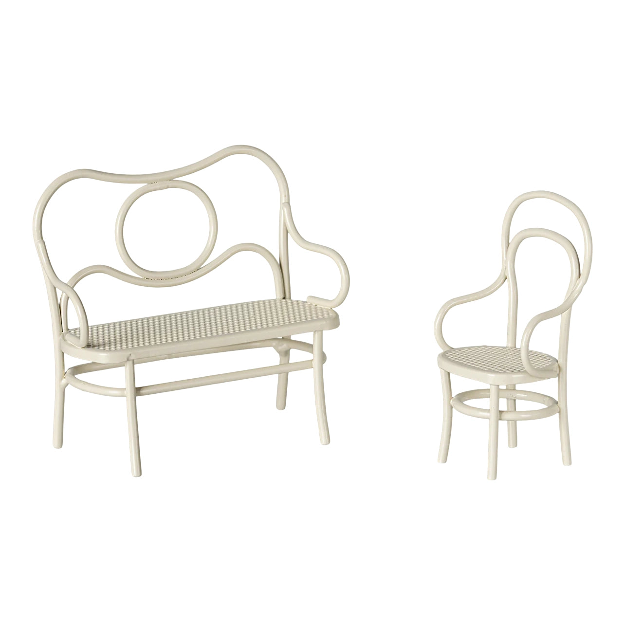 Café set, Mouse, Small - Off white