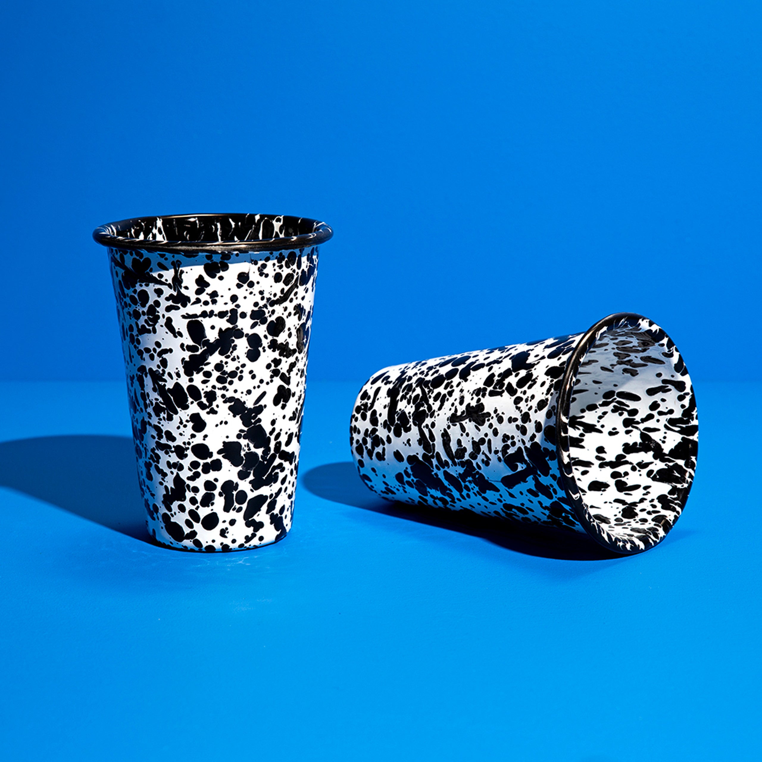 Long enamel tumbler