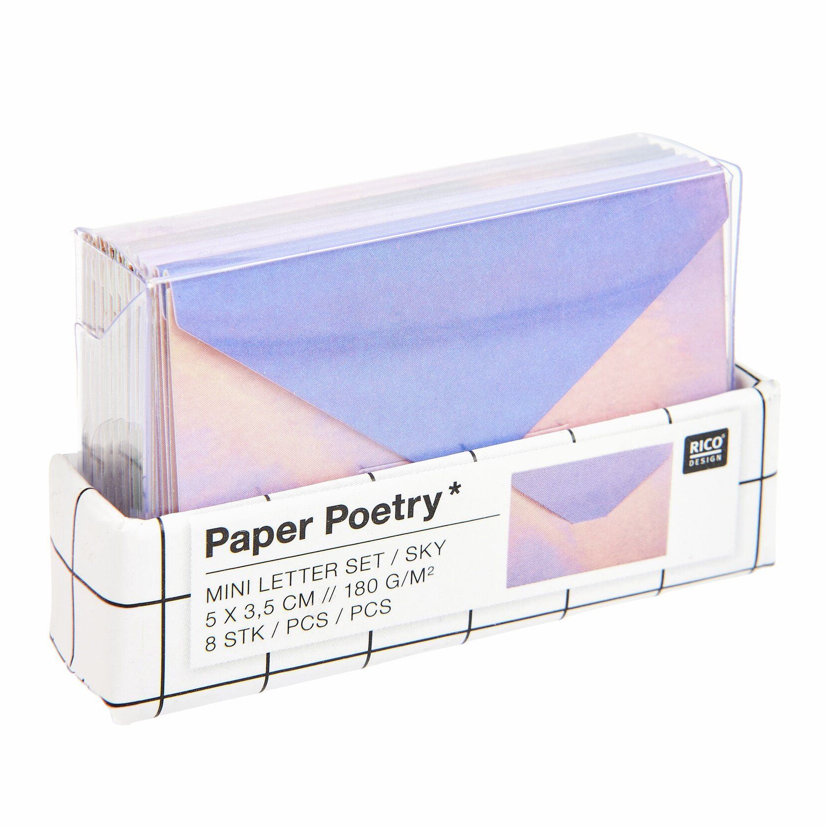 Mini Love Letter Set Sky (8 pcs)