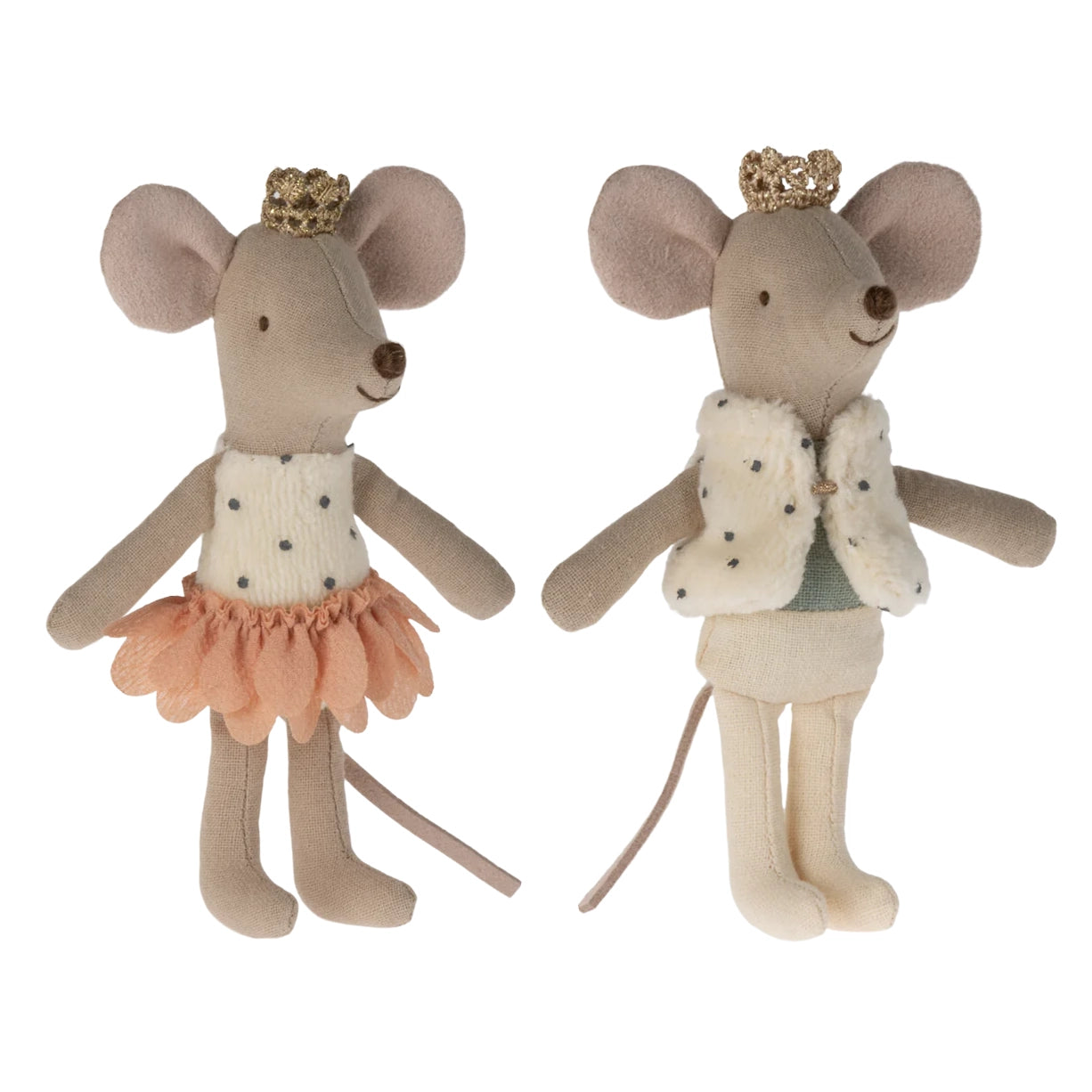 Royal twins mice, Little sister and brother in box