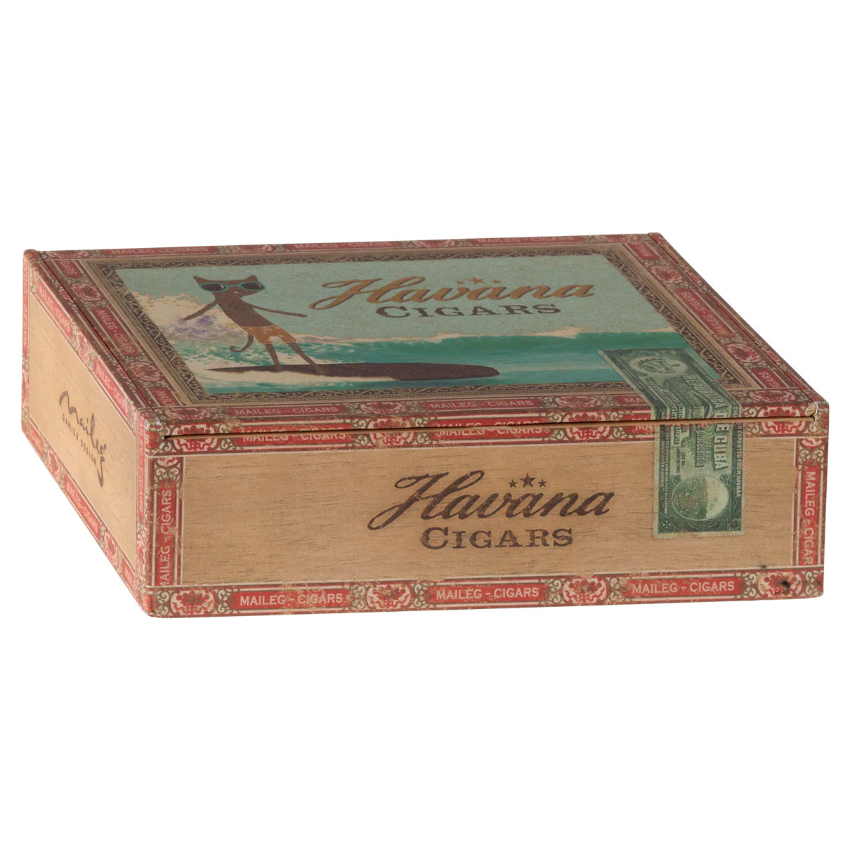 Mum and dad mice in cigarbox