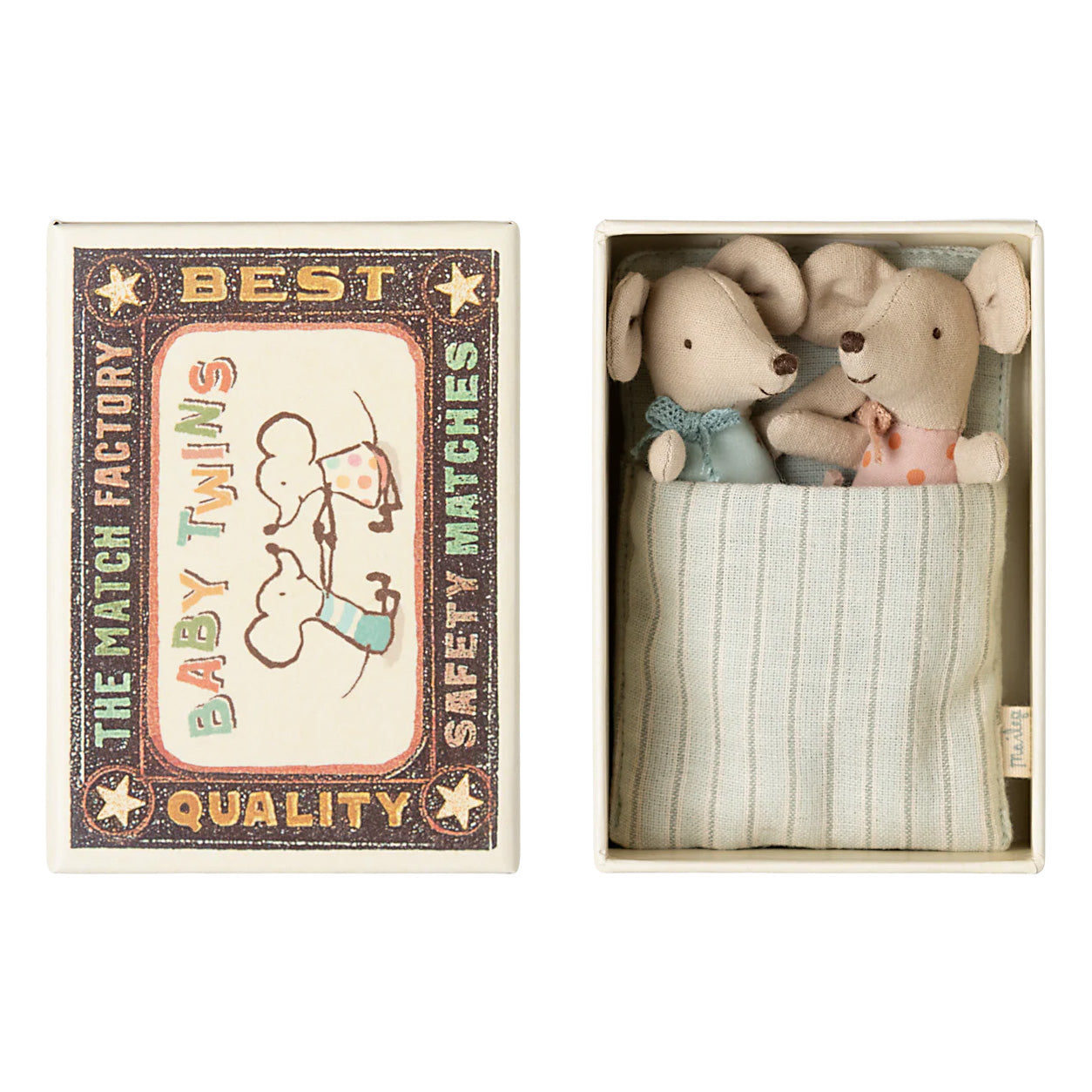 Twins, Baby mice in matchbox