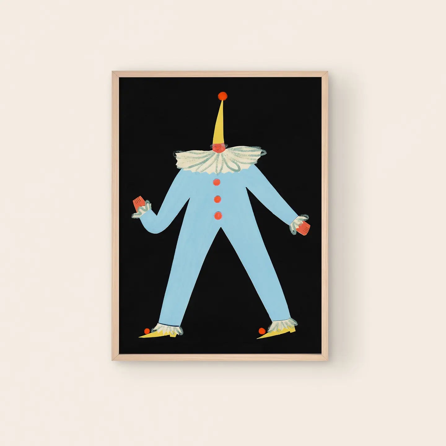 Robin Circus Art Print | A5