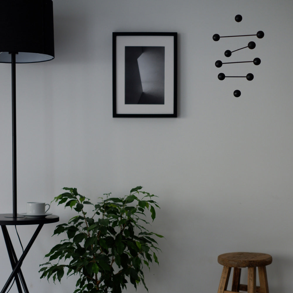 Black currant hanging kinetic mobile