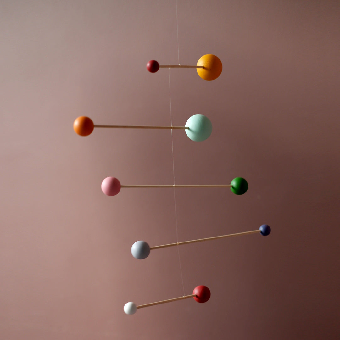 Monika Color hanging kinetic mobile