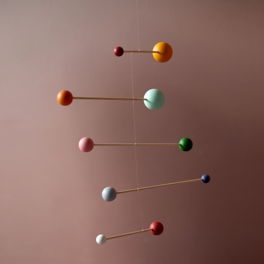 Monika Color hanging kinetic mobile