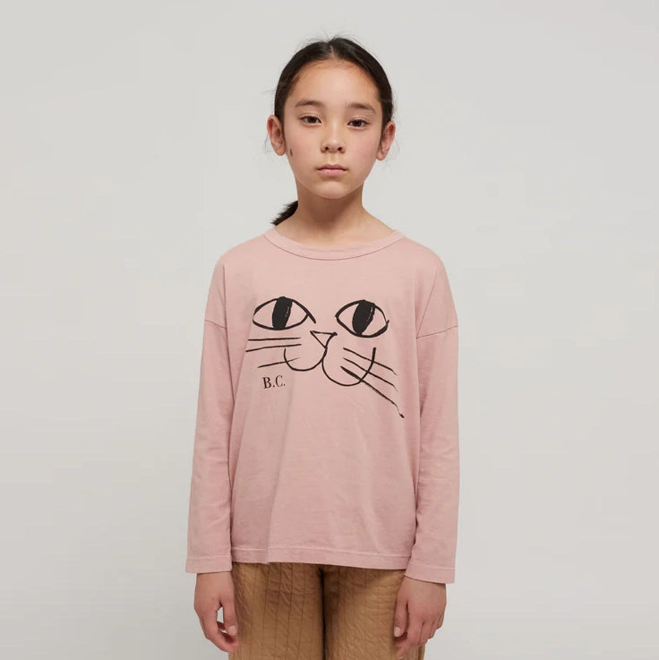 SMILING CAT LONG SLEEVE T-SHIRT