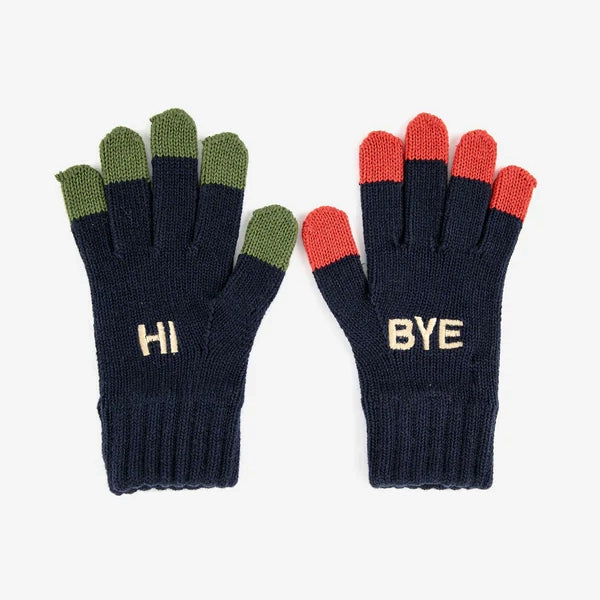 BC COLORED FINGERS KNITTED GLOVES