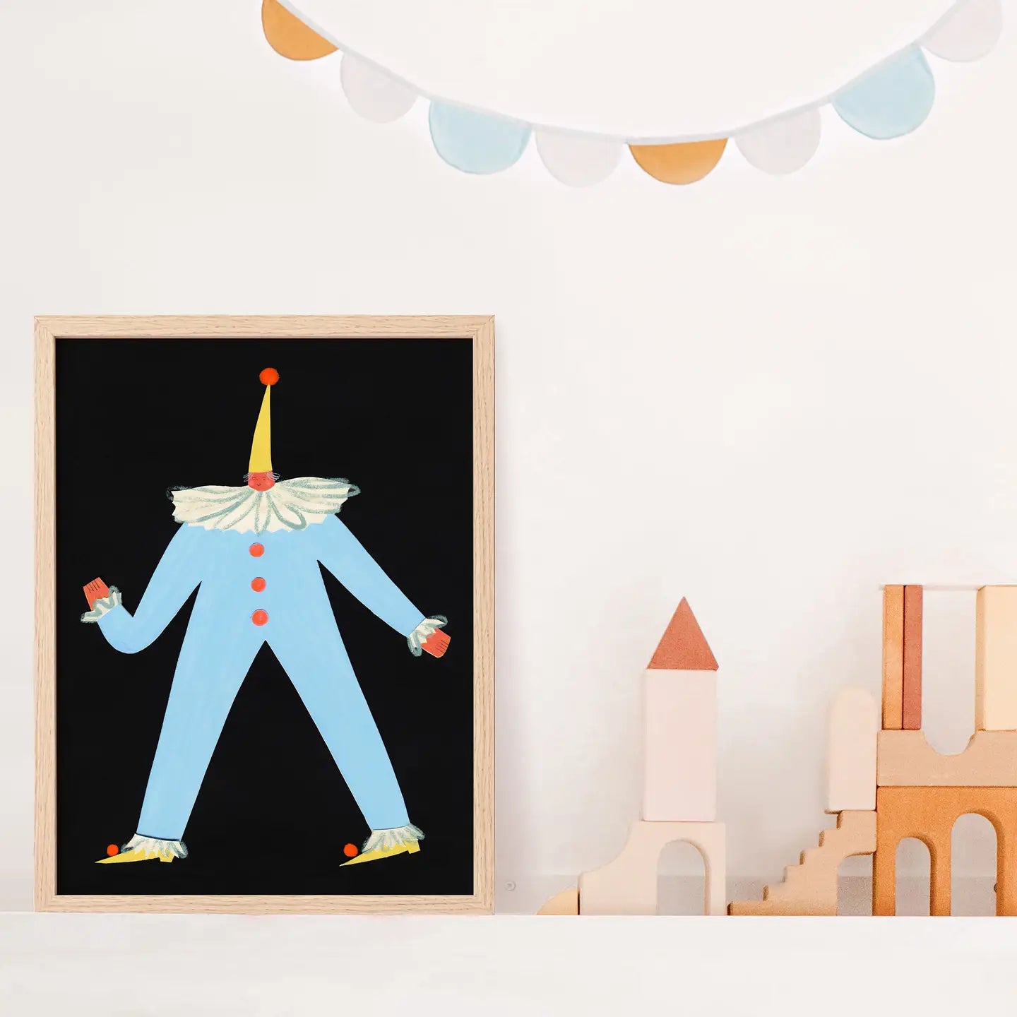 Robin Circus Art Print | A5