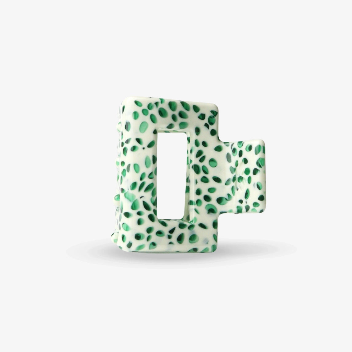 Hair Clip - Lib Olive Dott