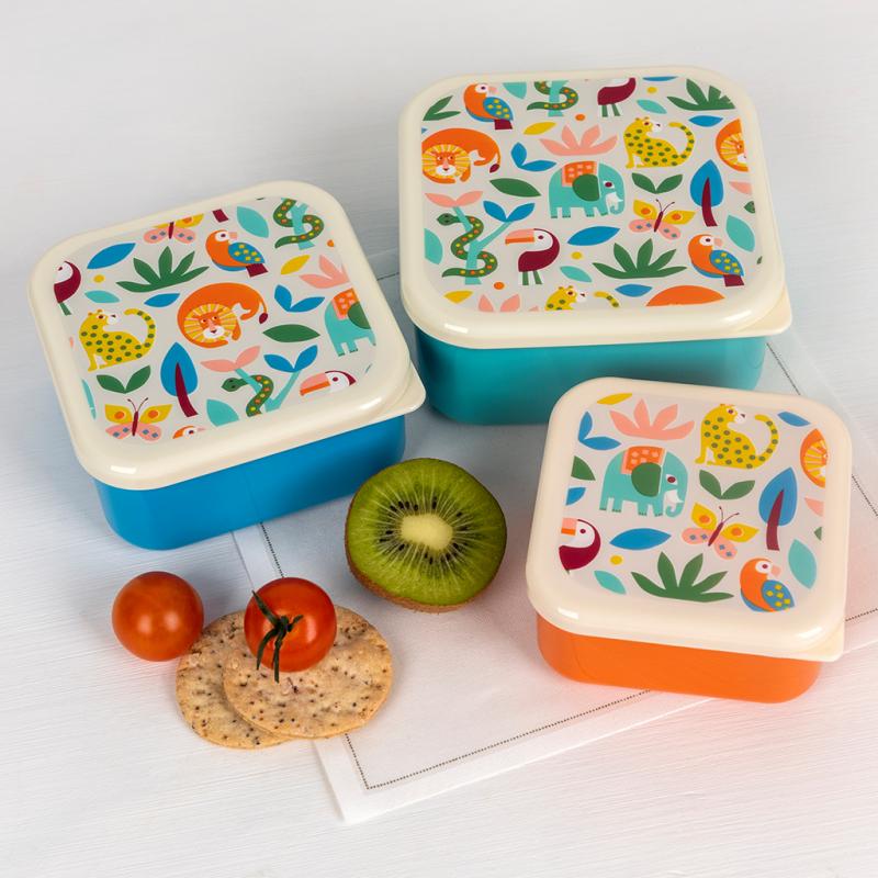 Snack boxes (set of 3) - Wild Wonders