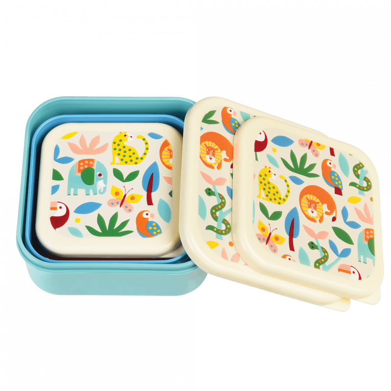 Snack boxes (set of 3) - Wild Wonders