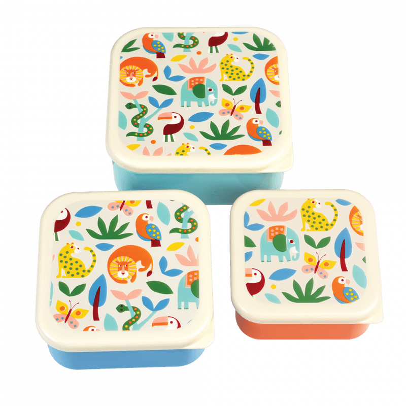 Snack boxes (set of 3) - Wild Wonders