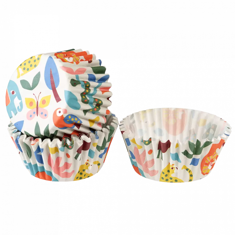 Wild Wonders Cupcake-Förmchen (50er-Packung)