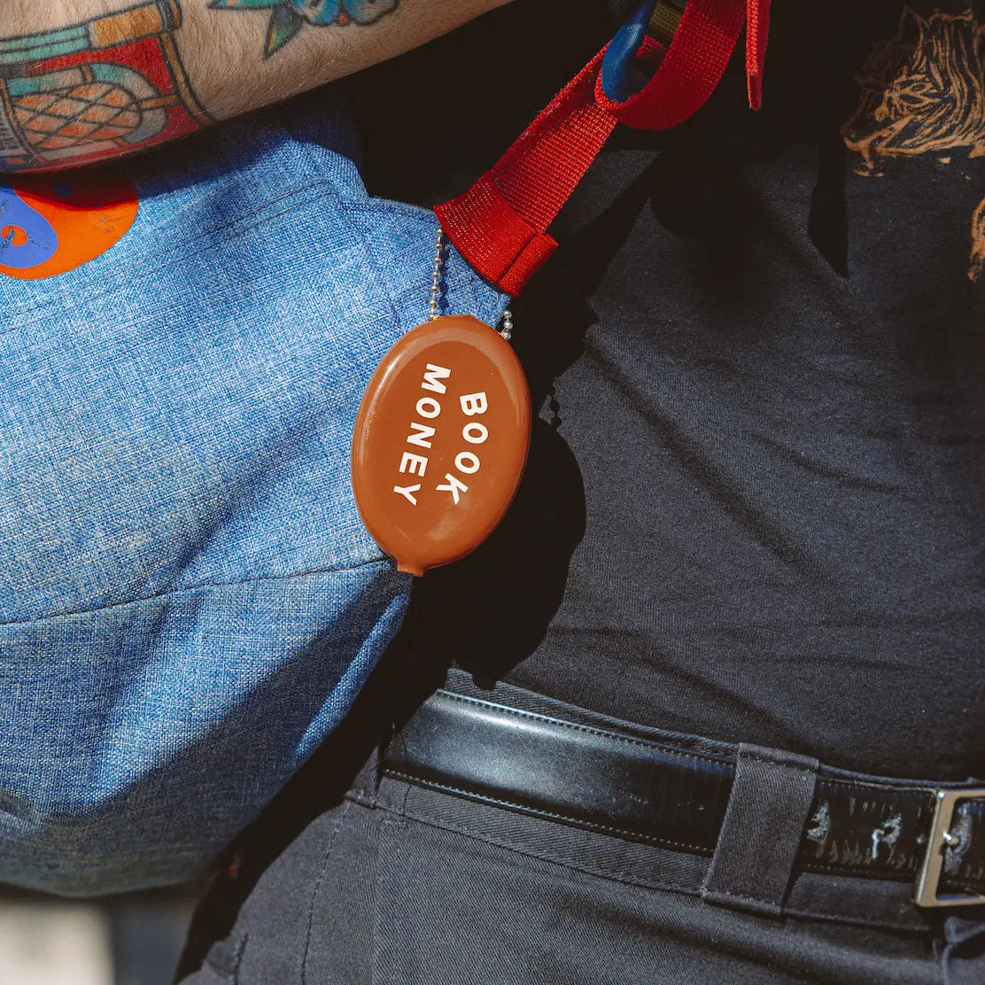 Coin Pouch - Book Money (Brown)