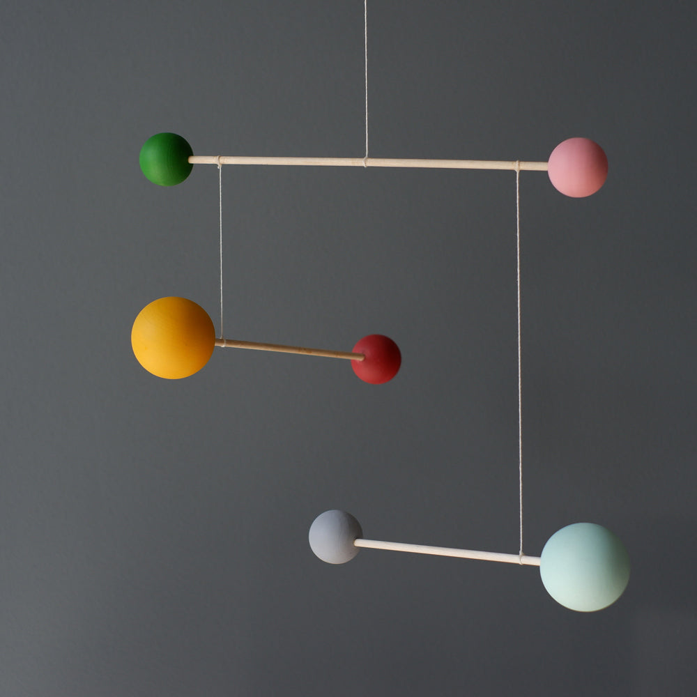 Mini Color hanging kinetic mobile