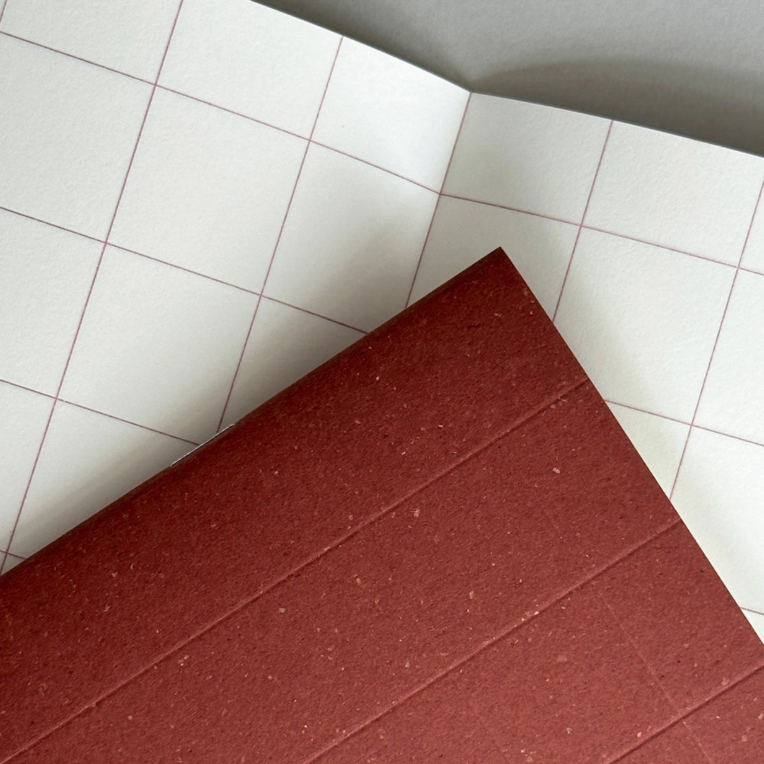 Grid Copper Earth Premium Notebook