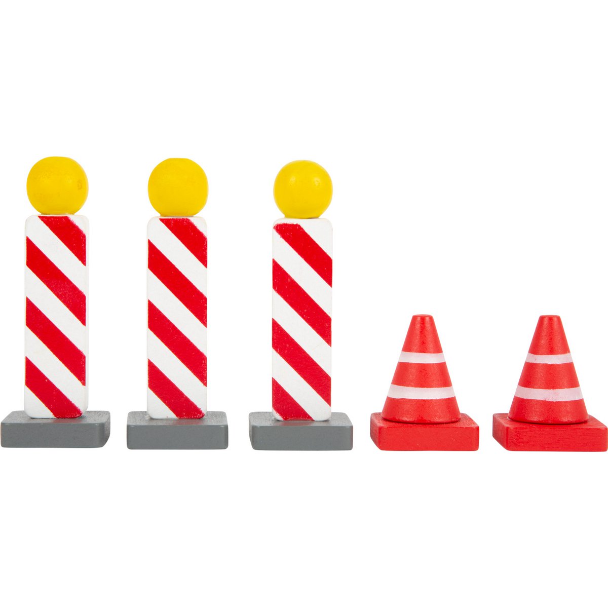 Wooden Traffic Signs Set