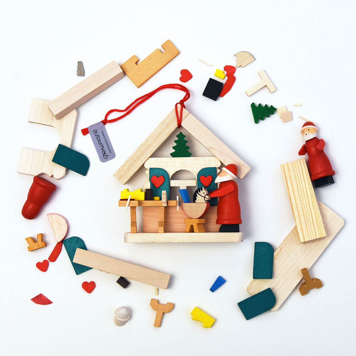House Santa Claus' Ornament
