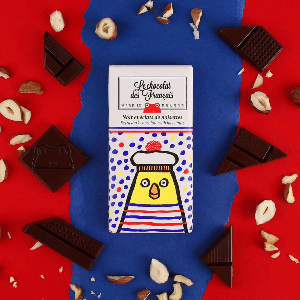 Organic mini chocolate bar