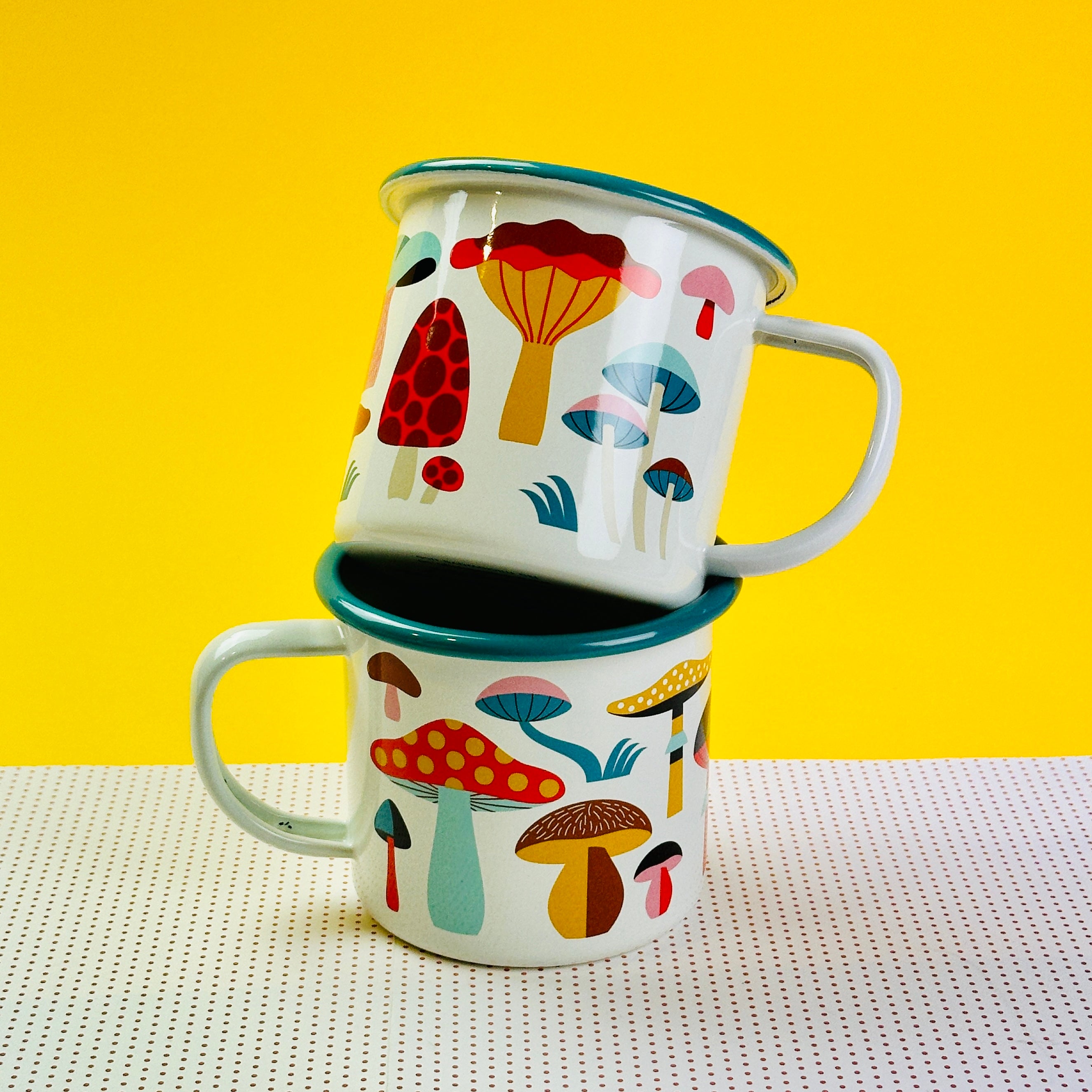 Enamel Mug - Mushroom