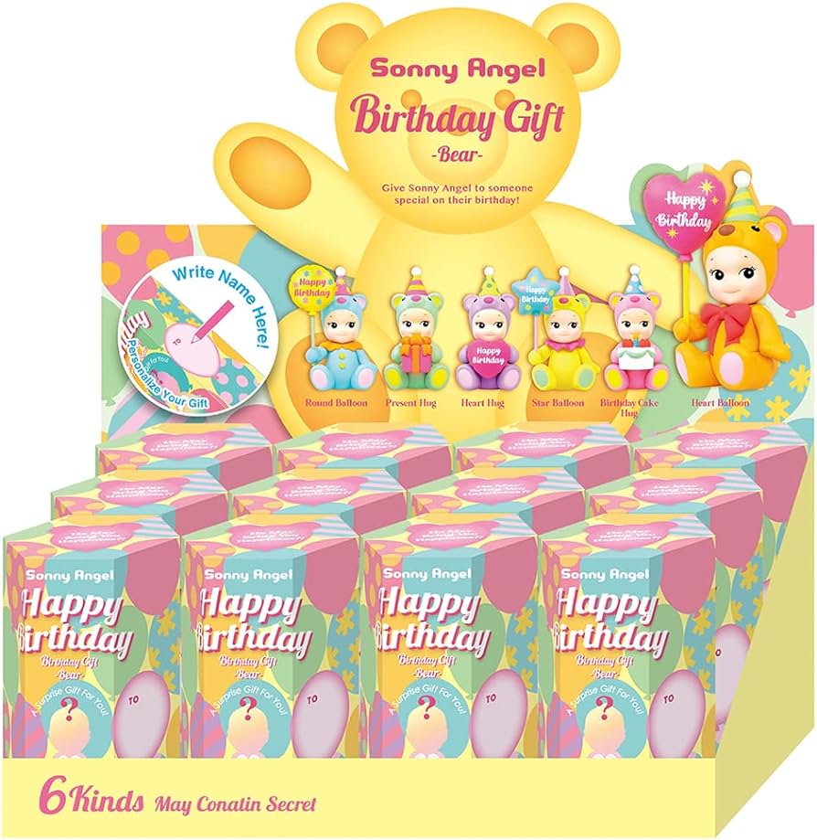 Sonny Angel Serie Birthday Gift Bear(Blindbox)