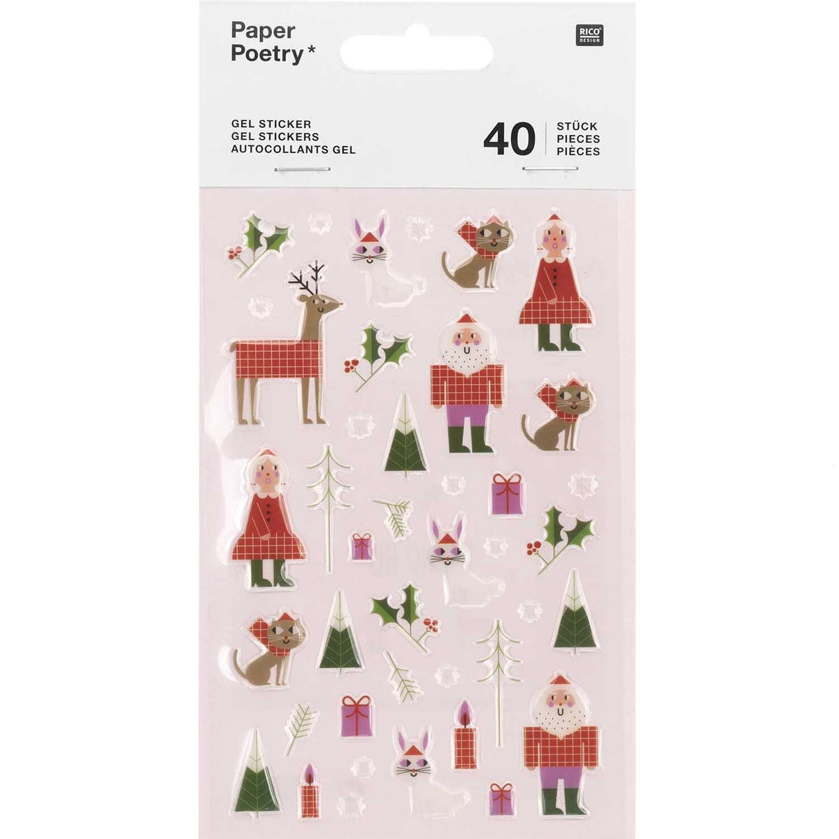 Gelsticker Weihnachtsmann