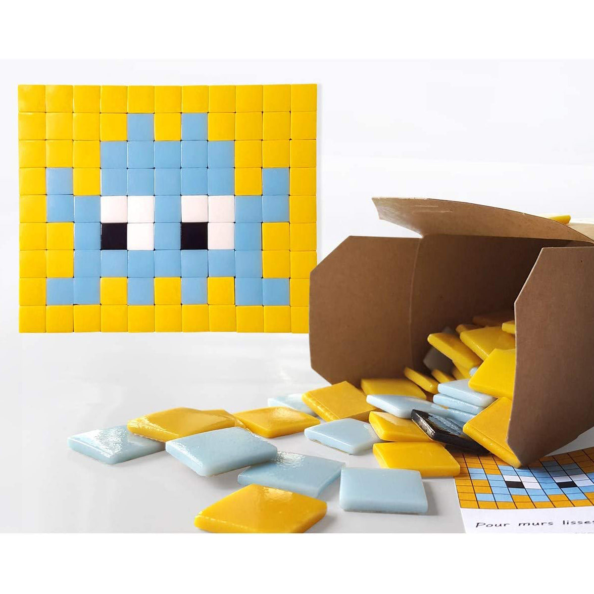 Mosaic tile glass adhesive INVADER - Red