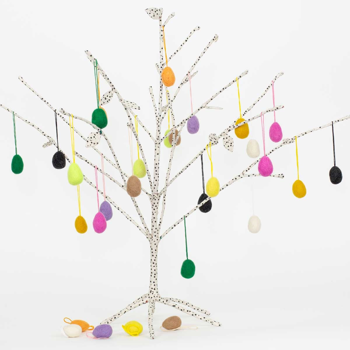 FELT EGGS Easter ornament 10 pieces