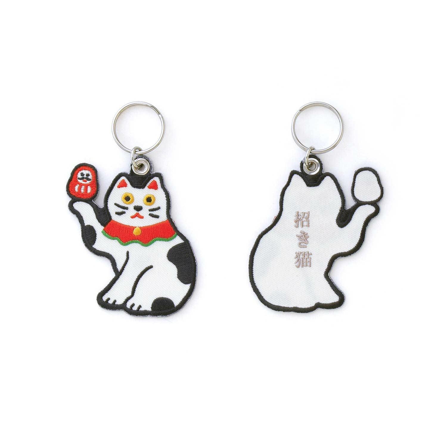 Stitchwork Keychain Lucky Cat