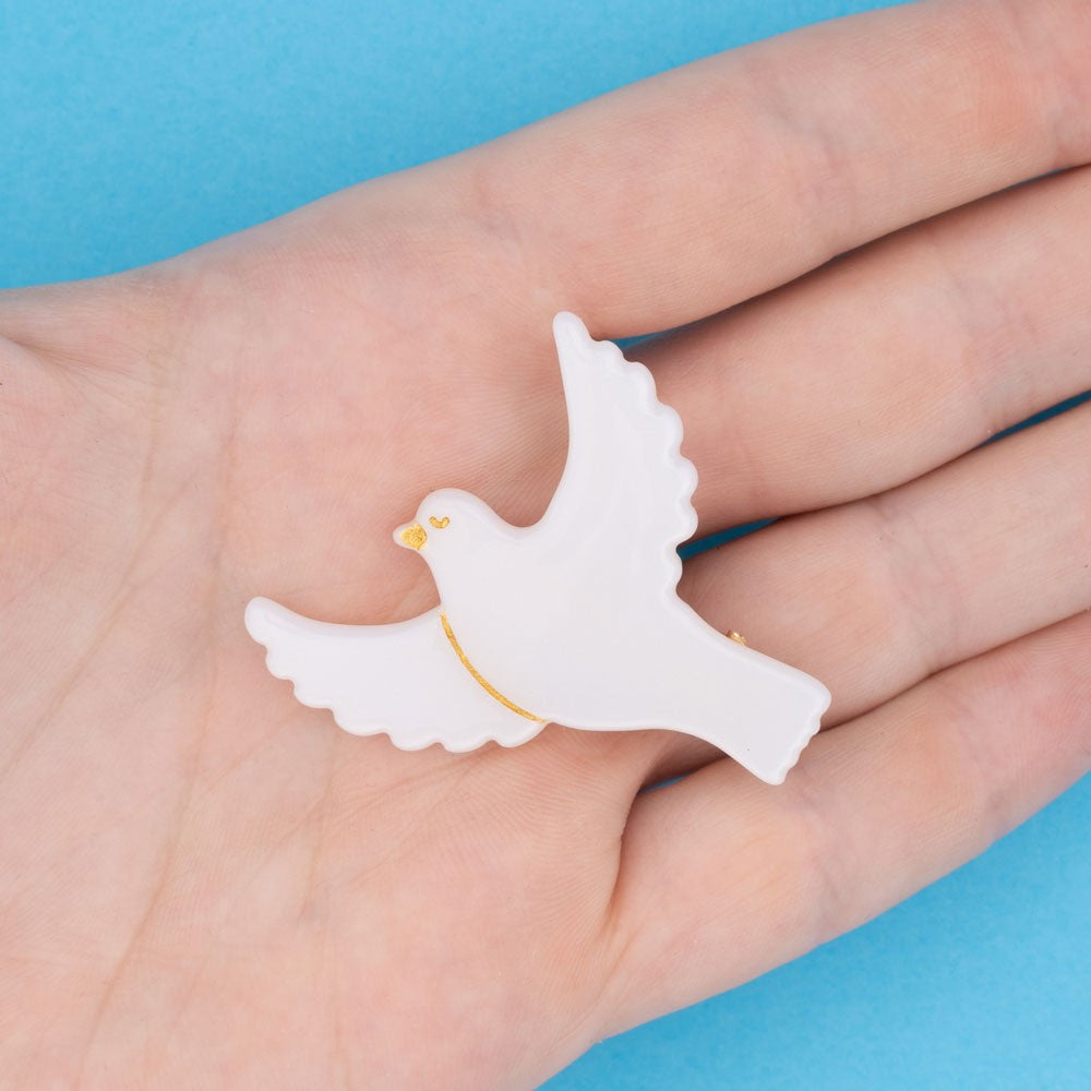 Dove Hair Clip