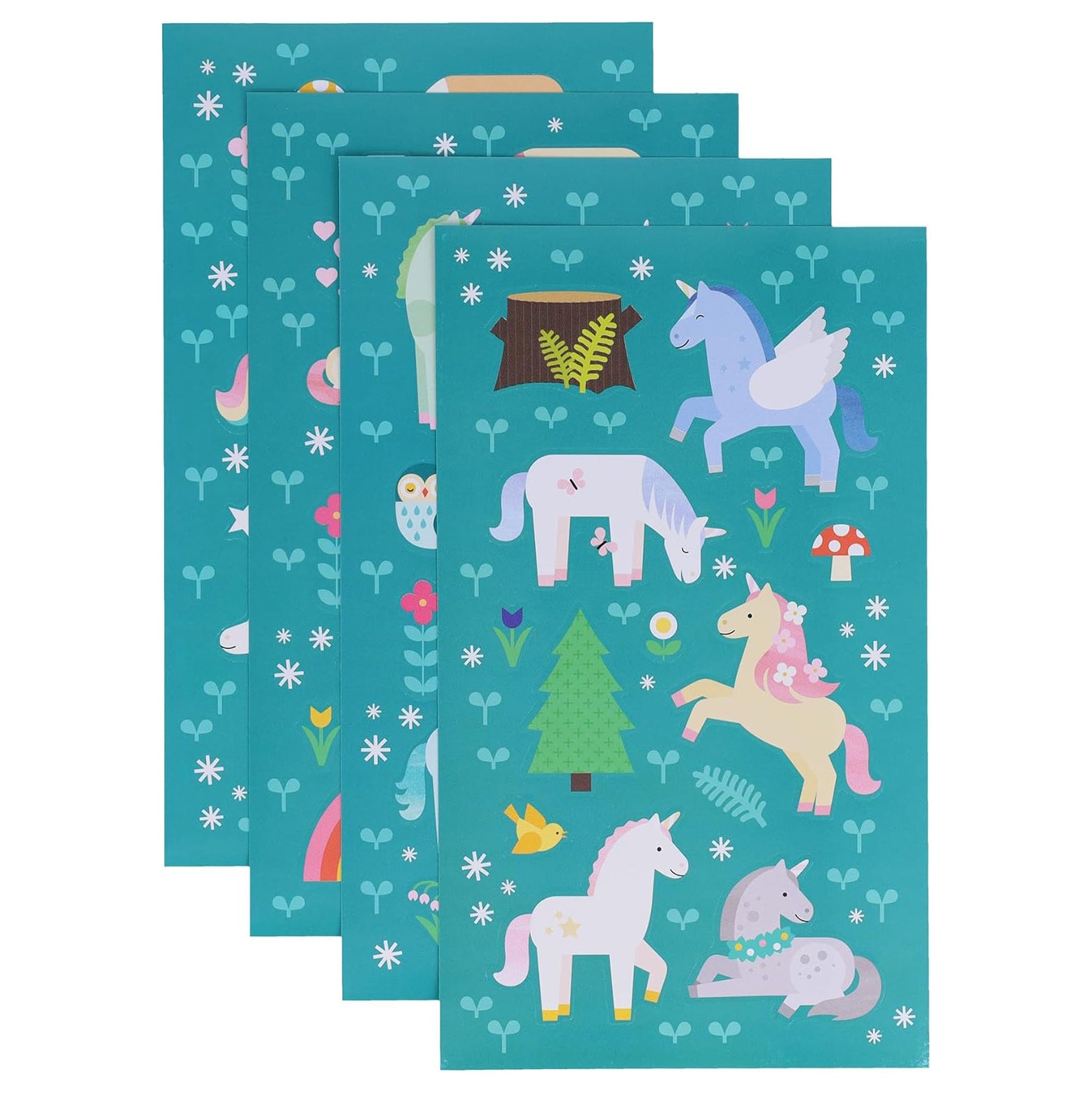 Mini Sticker Set: Unicorn Forest