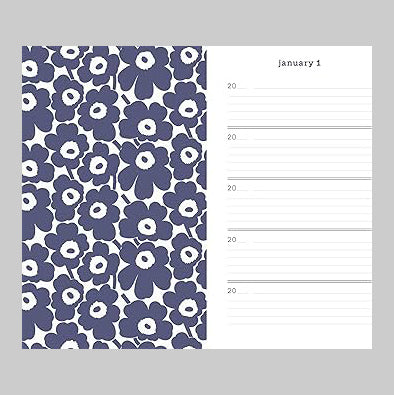 Marimekko One Line a Day (Blue Unikko)