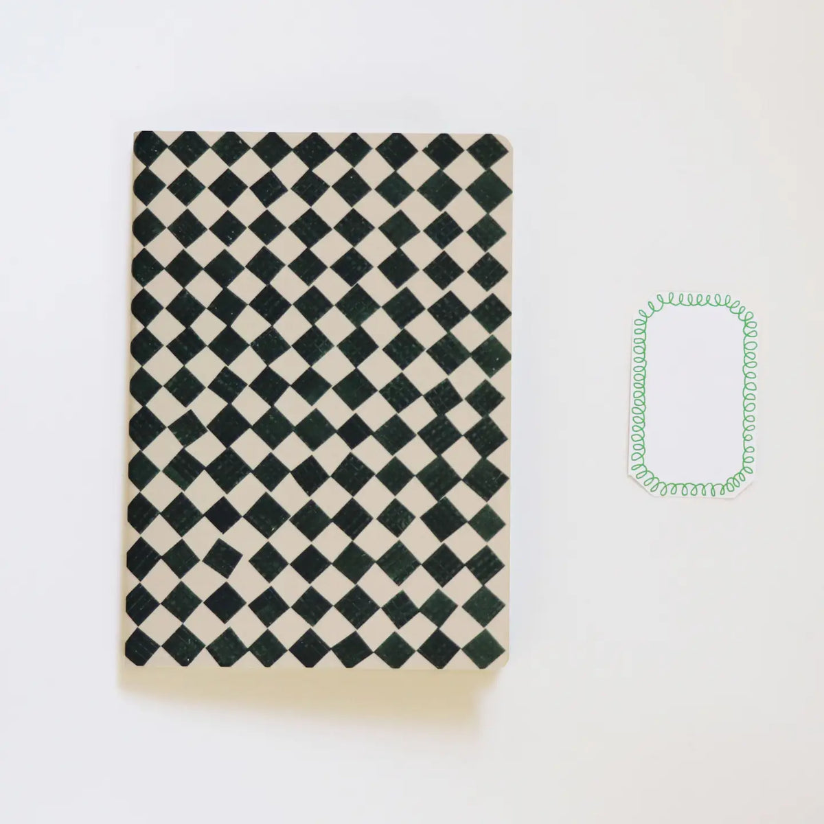 A5 Black and White Chequered Sketch/Notebook
