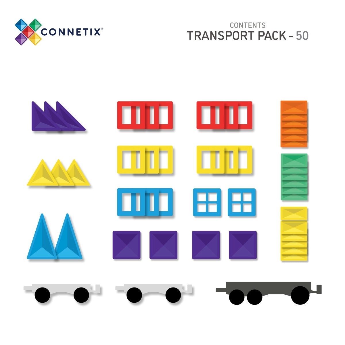 Rainbow Transport Pack 50 pcs