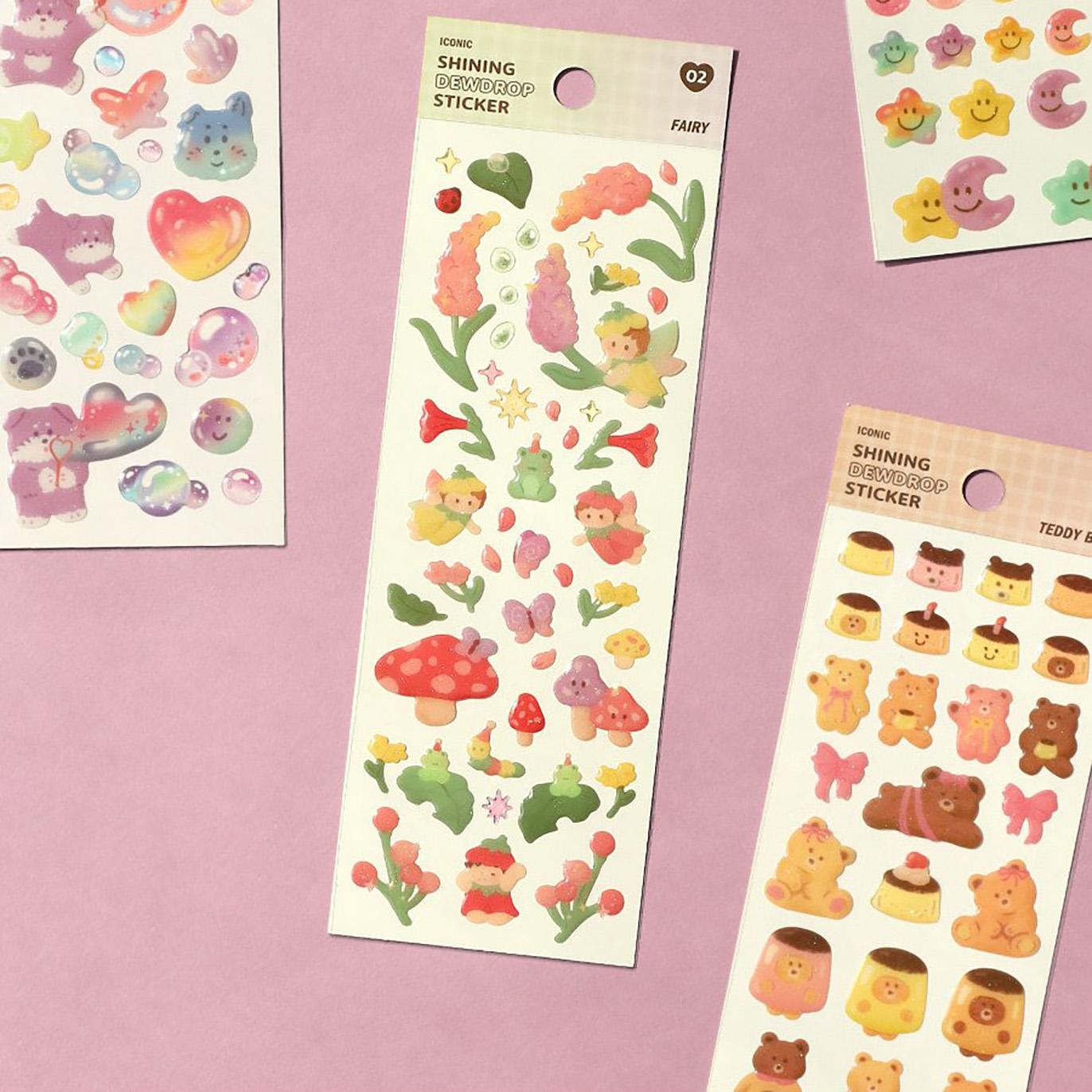 Sticker Shining Dewdrop 02 Fairy