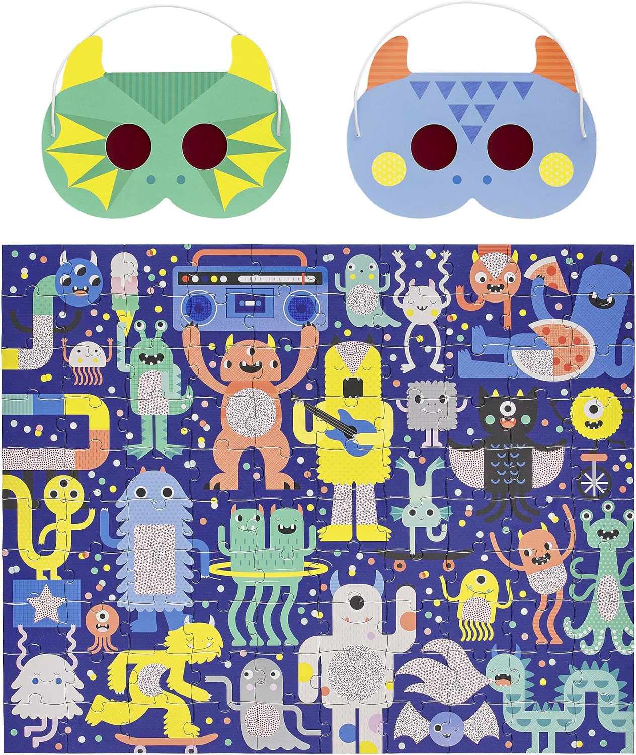 Monster Party 100-Piece Decoder Puzzle