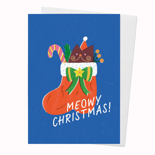 Meowy Christmas Card