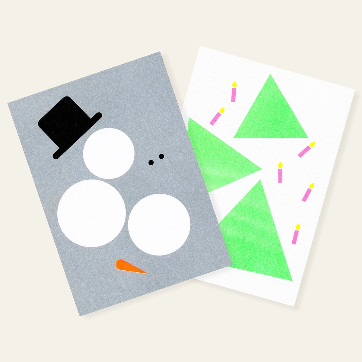 Chaos Snowman Postcard