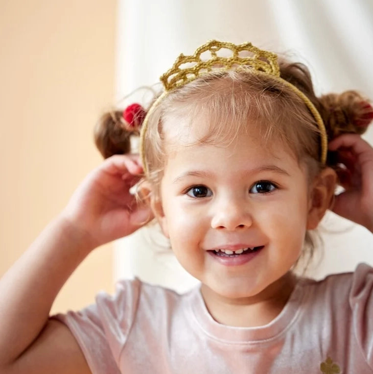 Crochet Hairband Crown (Available in 2 colors)