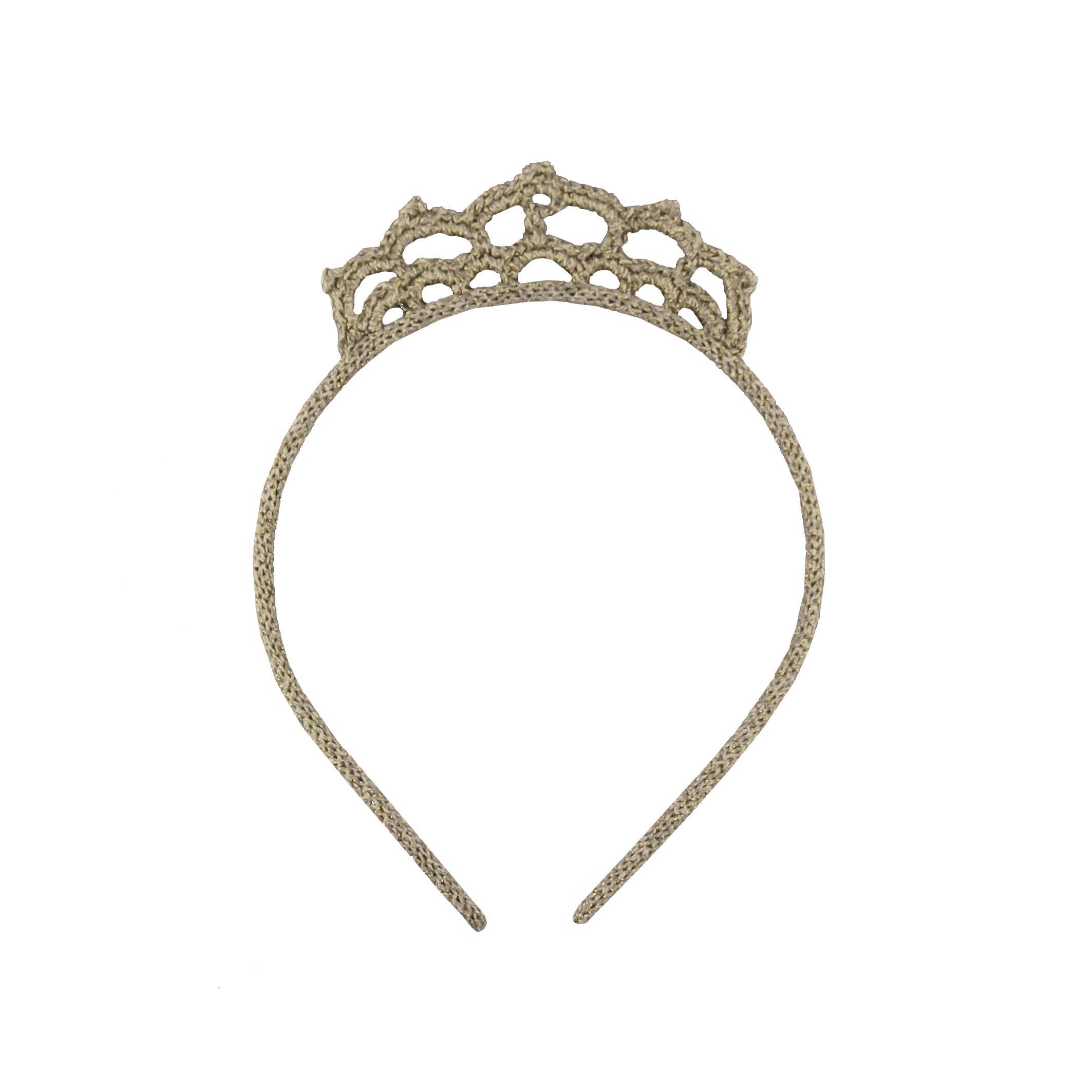 Crochet Hairband Crown (Available in 2 colors)