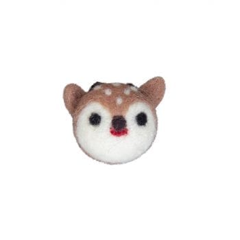 Brooch Woolfelt Deer